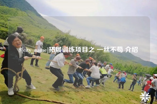 襄阳拓展训练项目之 一丝不苟 介绍